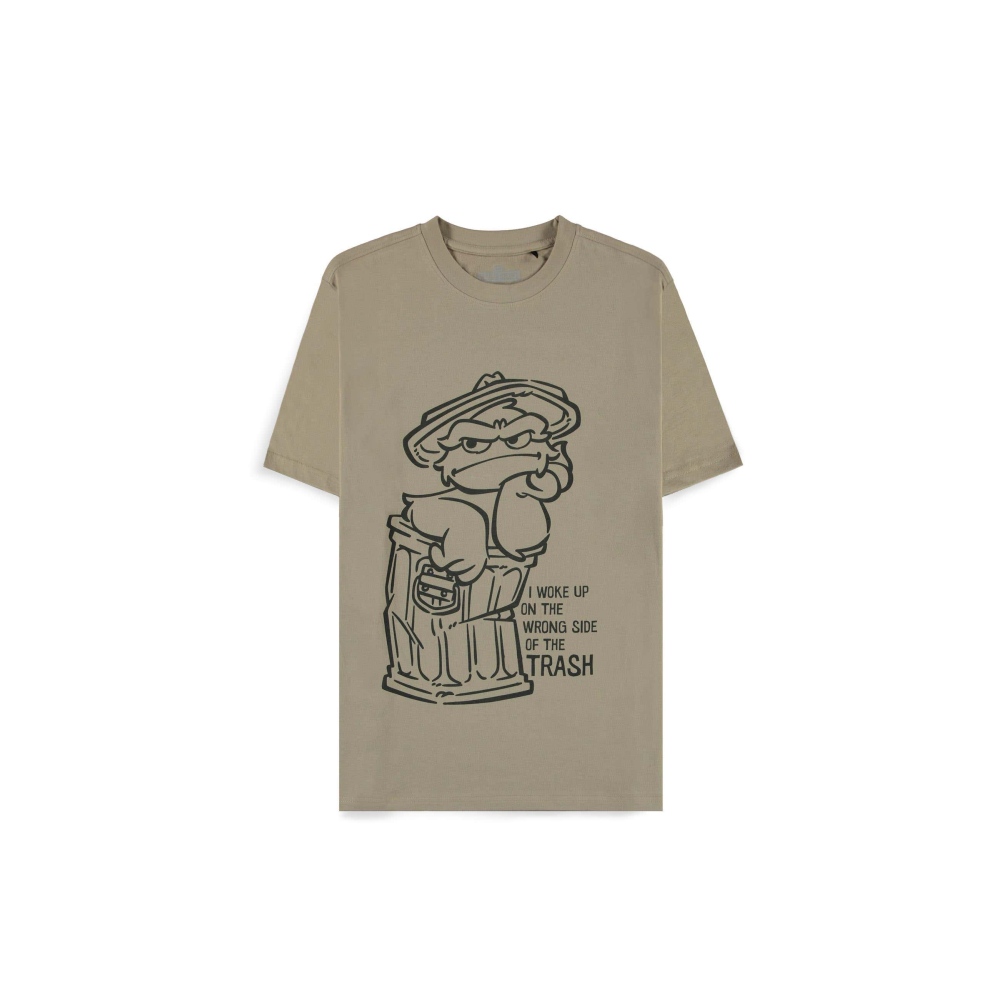 Sesame Street - Sand Wrong side of the trash Tshirt Homme - Vert